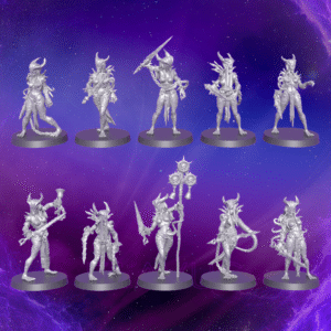 Pandemic Bringers Zombie Girls | 3D Printed Models