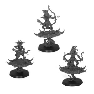 Mythical Bird-Girls with Bows | 3D printed model